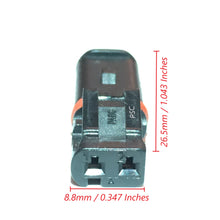Load image into Gallery viewer, COOLANT THERMOSTAT CONNECTOR SOCKET PLUG For BMW e90 3 5 6 7 X3 X5 X6 Z4 M3 alpina B7 L Also Fender Turn Signal for BMW M3 2008 to 2013 and Fuel injectors on 335 N54 engine