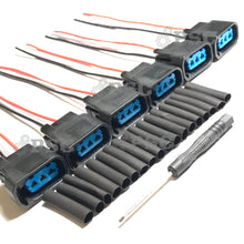 Load image into Gallery viewer, 6 Ignition Coil Connector plug socket for Acura Honda Accord Odyssey Pilot Ridgeline 3.0L 3.5L V6 Engines