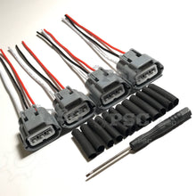 Load image into Gallery viewer, 4 Ignition Coil Pack Connector Plug Socket Fits Nissan Versa, Sentra, Altima Pathfinder, NV, Maxima, Murano Infinity Mazda 3 6 Miata Suzuki Acura Toyota Chevy Chevrolet Mitsubishi Mercury