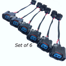 Load image into Gallery viewer, OBD1 To OBD2 Adapter Fuel Injector Connector Conversion Jumper Harness Replacement for Honda Accord Civic CRX Odyssey Prelude Acura Integra NSX Vigor Jumper B-D (Set of 4 or 6)