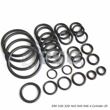 Load image into Gallery viewer, O Ring Set for BMW Engine Cooling System Radiator Hoses... for most models from 1995 to 2015..Select BMW Model/Engine Below