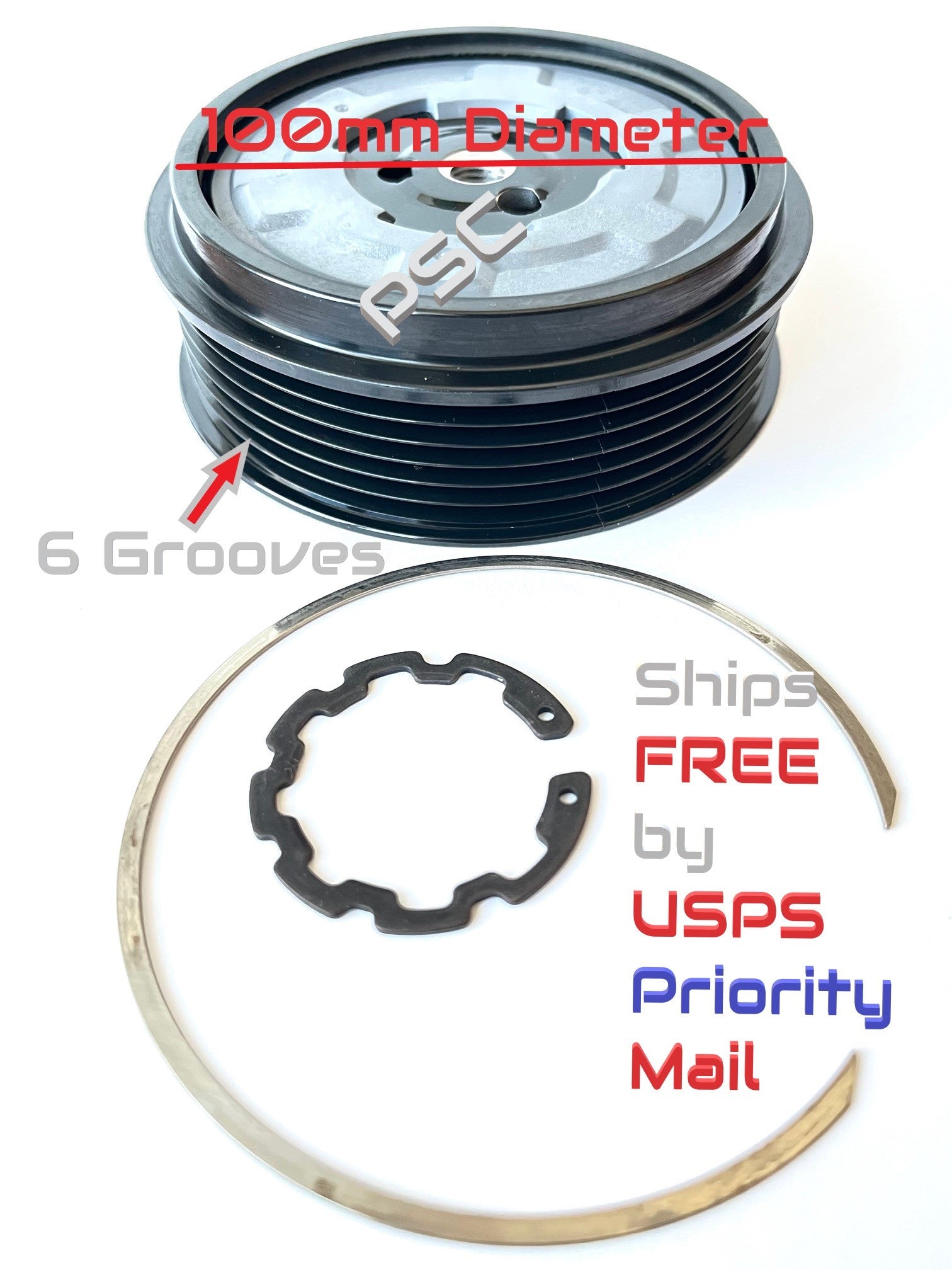PSC || AC Compressor Clutch For Mercedes Benz 2003 - 2012 Denso 7SEU17C ...